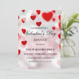 Gepersonaliseerde Valentijnsdag Invitation Kaart