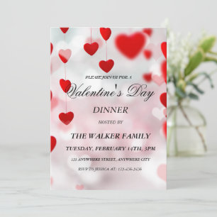 Gepersonaliseerde Valentijnsdag Invitation Kaart