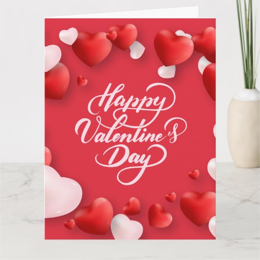 Gepersonaliseerde Valentijnsdag Kaart (Voorkant)