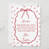 Gepersonaliseerde Valentijnsdag Kaart - Schattigee (Voorkant)