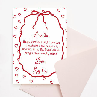 Gepersonaliseerde Valentijnsdag Kaart - Schattigee
