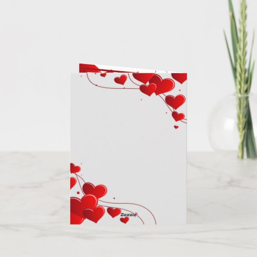 Gepersonaliseerde Valentijnsdag Kaarten (Achterkant)