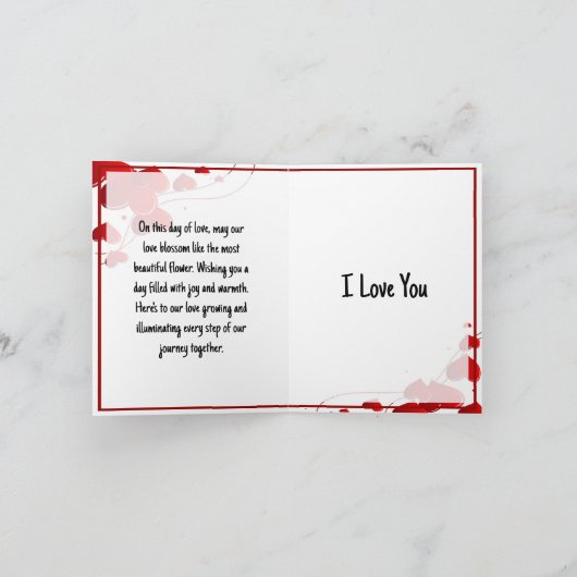 Gepersonaliseerde Valentijnsdag Kaarten (Binnen)