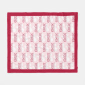 Gepersonaliseerde Valentijnsdag Medium Fleece Deken (Voorkant (Horizontaal))