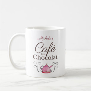 Gepersonaliseerde Valentijnsdag Paris Café Chocola Koffiemok