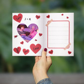 Gepersonaliseerde Valentijnsdag Popcorn Liefde Kaart