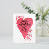 Gepersonaliseerde Valentijnsdag Post Kaart (Staand voorkant)