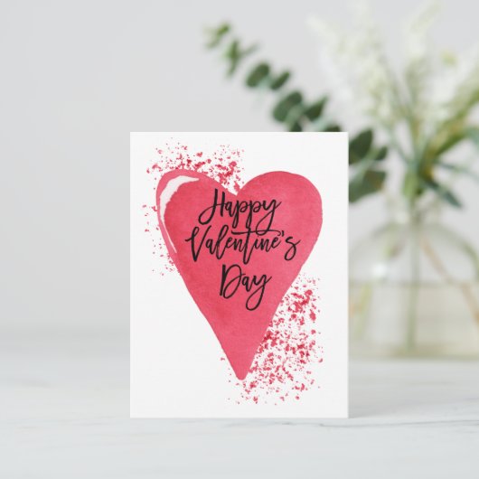 Gepersonaliseerde Valentijnsdag Post Kaart (Staand voorkant)