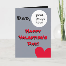 Gepersonaliseerde Valentijnsdag voor Papa Feestdagen Kaart