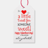 Gepersonaliseerde Valentijnsdag vriend Cadeaulabel (Voorkant)