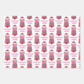 Gepersonaliseerde Valentijnse Bubble Gum Ball Mac Inpakpapier Vel (Voorkant)