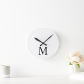 Gepersonaliseerde van het Monogram en van de Naam Ronde Klok (Huis)