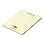 Gepersonaliseerde vangst- en vrijgaveforel notitieblok (Linkerzijde)