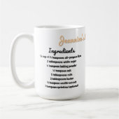 Gepersonaliseerde Vanilla Cake Recept Mok (Links)
