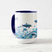 Gepersonaliseerde varkens mok (Voorkant links)