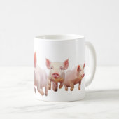 Gepersonaliseerde varkens mok (Voorkant rechts)