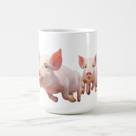 Gepersonaliseerde varkens mok (Center)