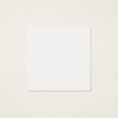 Gepersonaliseerde veelkleurige Abstracte digitale Vierkante Visitekaartjes (Achterkant)