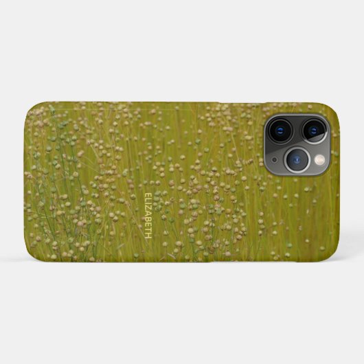 Gepersonaliseerde veelkleurige groene bloemen Case-Mate iPhone case (Achterkant (horizontaal))