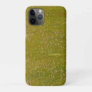 Gepersonaliseerde veelkleurige groene bloemen Case-Mate iPhone case