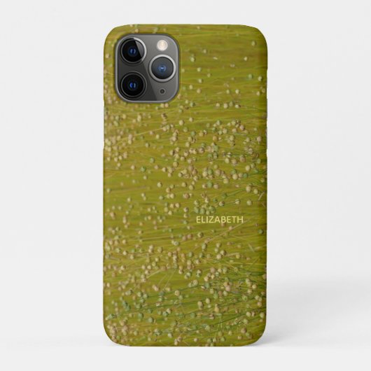 Gepersonaliseerde veelkleurige groene bloemen Case-Mate iPhone case (Achterkant)