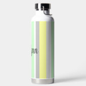 Gepersonaliseerde veelkleurige strepen waterfles (Links)