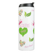 Gepersonaliseerde Vegan Bottle - Thermische Tumble Thermosbeker (Gedraaid links)