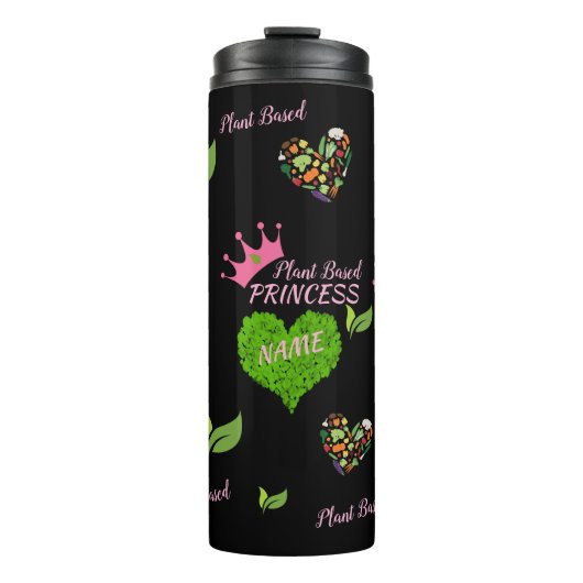 Gepersonaliseerde Vegan Bottle - Thermische Tumble Thermosbeker (Voorkant)