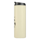 Gepersonaliseerde Vegan Eggnog Thermal Tumbler Thermosbeker (Geroteerd rechts)