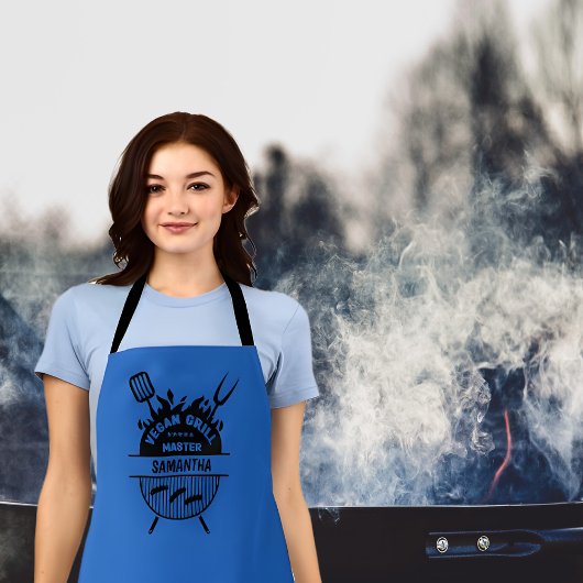 Gepersonaliseerde Vegan Grill Master Schort