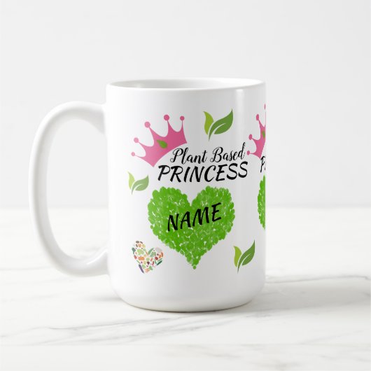 Gepersonaliseerde Vegan Princess Mok - Aangepaste  (Links)