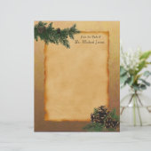 Gepersonaliseerde vellen van woudgewalste platte p (Staand voorkant)