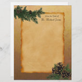 Gepersonaliseerde vellen van woudgewalste platte p (Voorkant / Achterkant)