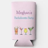 Gepersonaliseerde VENMO de bruid een cocktail QR-c Seltzer Blikjeskoeler (Voorkant)