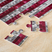 Gepersonaliseerde Verenigd Koninkrijk vlag puzzel Legpuzzel (Zijkant)