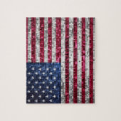 Gepersonaliseerde Verenigd Koninkrijk vlag puzzel Legpuzzel (Verticaal)