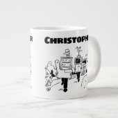 Gepersonaliseerde verhuizingen grote koffiekop (Voorkant rechts)