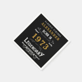 Gepersonaliseerde verjaardag 1973 Voeg Jouw naam L Servet (Hoek)