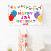 GEPERSONALISEERDE VERJAARDAG BANNER (Insitu)