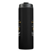 Gepersonaliseerde verjaardag Beste vader ooit lege Thermosbeker (Voorkant)