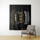 Gepersonaliseerde verjaardag Beste vader ooit lege Wandkleed (In situ)