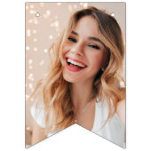 Gepersonaliseerde verjaardag Bunting met foto's Vlaggetjes (Eerste vlag)