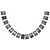 Gepersonaliseerde verjaardag Bunting met foto's Vlaggetjes (Alle)