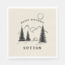 Gepersonaliseerde Verjaardag Camping