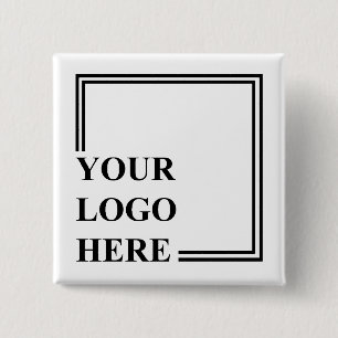 Gepersonaliseerde Verjaardag Custom Idea Creëer uw Vierkante Button 5,1 Cm