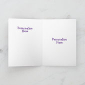 Gepersonaliseerde Verjaardag Engel van kleur Bring Bedankkaart (Binnen)