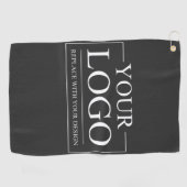 Gepersonaliseerde Verjaardag Gift Golfer Dad Elega Golfhanddoek (Horizontaal)