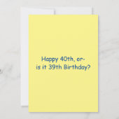 Gepersonaliseerde verjaardag Hartelijk dank Bedankkaart (Achterkant)