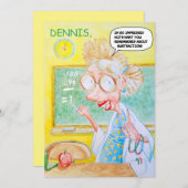 Gepersonaliseerde verjaardag Hartelijk dank Bedankkaart (Voorkant / Achterkant)