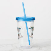 Gepersonaliseerde verjaardag jongens acryl drinkbeker (Links)